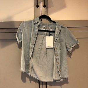 cotton on denim t-shirt